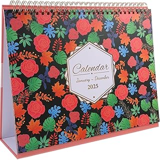2025 Desk Calendar, 2025-2026 Wall Calendar