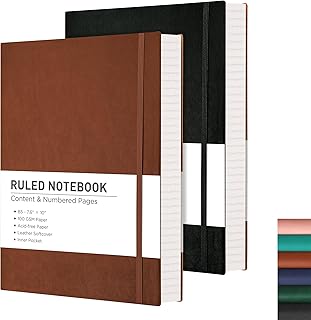 RETTACY B5 Composition Notebook 2 Pack