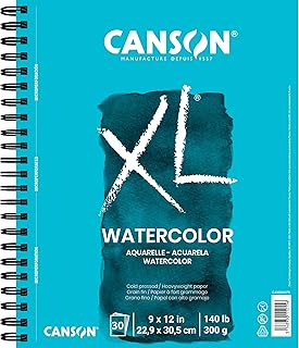 Canson XL Watercolor Pad, 9″X12″