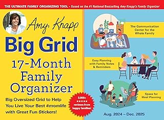 2025 Amy Knapp Family Organizer Wall Calendar