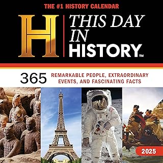2025 History Channel Wall Calendar