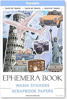300+ Travel Stickers & 20 A5 Papers – Pre-Cut