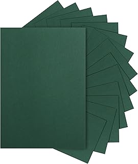 Silunkia 40 Sheets Dark Green Cardstock