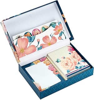 Hallmark Floral Stationery Set with Desk Organizer