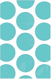 Amscan Polka Dot Paper Bags, Robin's Egg Blue
