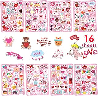 Valentines Day Heart Stickers, 310pcs