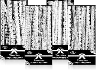 Prasacco 120 Pcs Lace Stickers