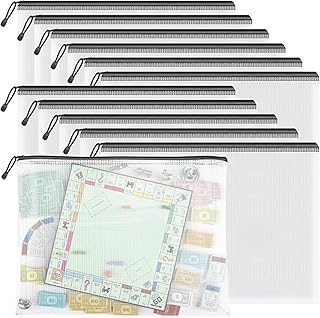 Umriox Mesh Zipper Pouch, 16.9x12