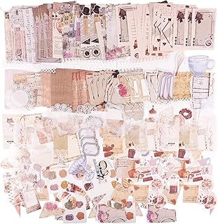 260pcs Vintage Scrapbooking Stickers Pack
