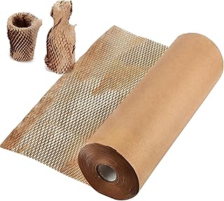 ZCOINS Honeycomb Packing Paper Wrap Roll, 30CM x