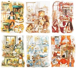 MiyouLuna 120 Pcs Coffee Themed Stickers Set