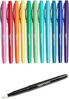 AmazonBasics Felt Tip Marker Pens - 12-Pack