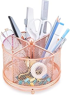 Rose Gold 360° Rotating Pencil Holder