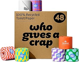Who Gives A Crap 100% Recycled Toilet Paper, 3