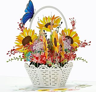 Sunflower Mothers Day Pop Up Card