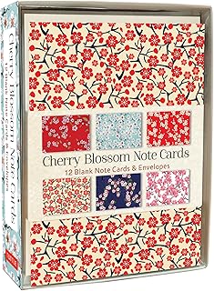 Cherry Blossom Note Cards: 12-Pack