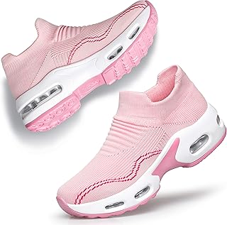 DOUSSPRT Women's Slip-On Walking Sneakers