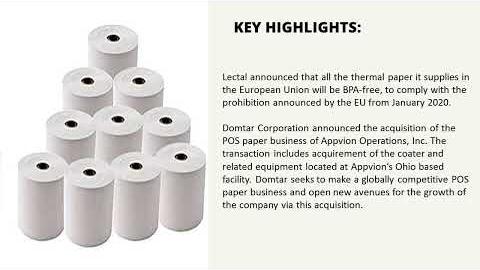 Global Thermal Paper Market Growth Fueled by Technological Advancements