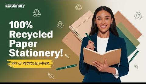 Rescript Transforms Discarded Paper into Eco-Friendly Stationery