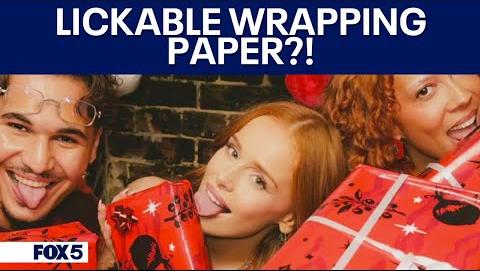 KFC Introduces Lickable Wrapping Paper for Festive Gift-Giving